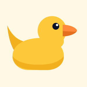 Mystery Duck on its numbered podium