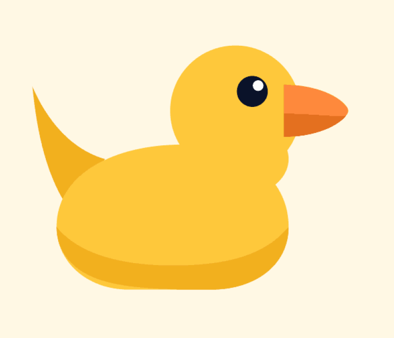 Mystery Duck on its numbered podium